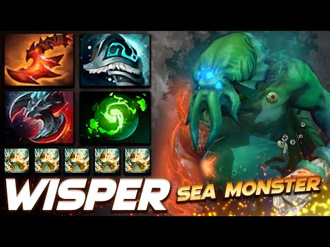 Wisper Tidehunter Carry Sea Monster - Dota 2 Pro Gameplay [Watch & Learn]