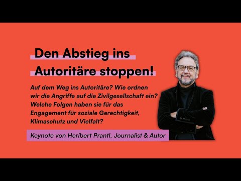 Video Thumbnail: "Den Abstieg ins Autoritäre stoppen!" – Keynote von Heribert Prantl