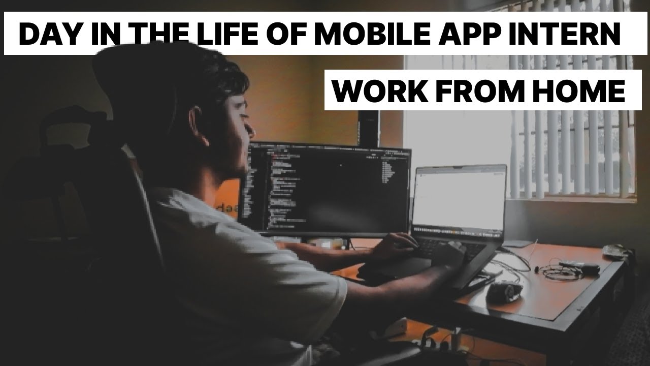 A DAY IN THE LIFE OF MOBILE APP DEV INTERN | USA