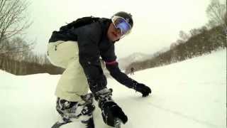 preview picture of video 'Japan Snowboarding Trip 2013 - Day 2 Powder Run 3 @ Kiroro'