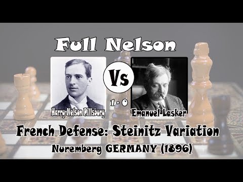 Full Nelson, Harry Nelson Pillsbury vs Emanuel Lasker | Chess Game