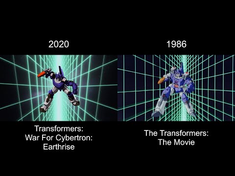 Arrival of Galvatron & G1 Comparison | WFC: Earthrise (2020) vs Transformers: The Movie (1986)