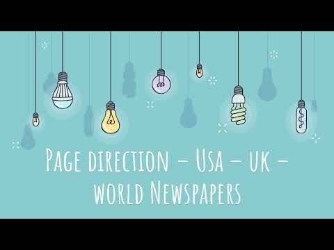 USA - World Newspapers Video