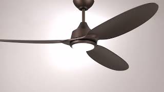 1_Watch A Video About the 60 Revere Emperial Bronze Customize LED Damp Remote Ceiling Fan
