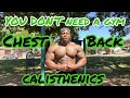 CALISTHENICS | CHEST AND BACK