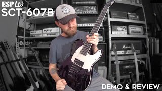 Video thumbnail for Deftones Baritone 7-String Tele? (a filthy beast!) LTD SCT-607B! by Sonic Drive Studio