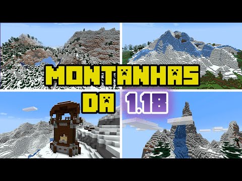 Todas as Novas Montanhas da Atualização 1.18 Caves&Cliffs Pt. 2 do MINECRAFT