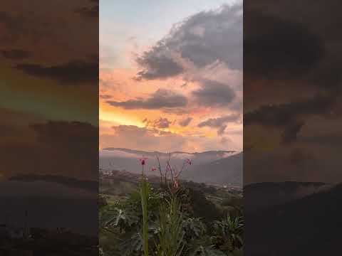 Hermoso atardecer en el vivero los balsos | Girardota - Antioquia - Colombia