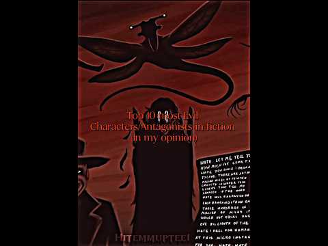 Top 10 most evil characters in fiction #evil #eviltrinity #foryou #virlvideo #fyp #trending