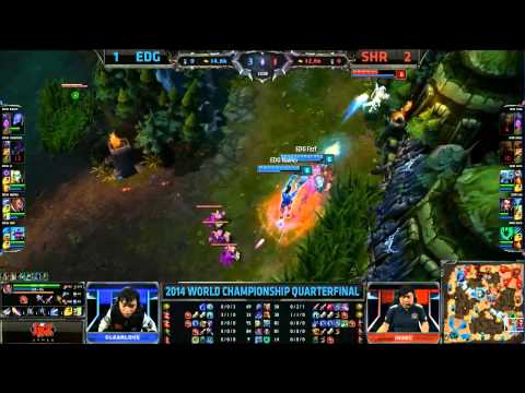 World Championship Quarter Finals 2014 - SHR VS EDG - Game 4