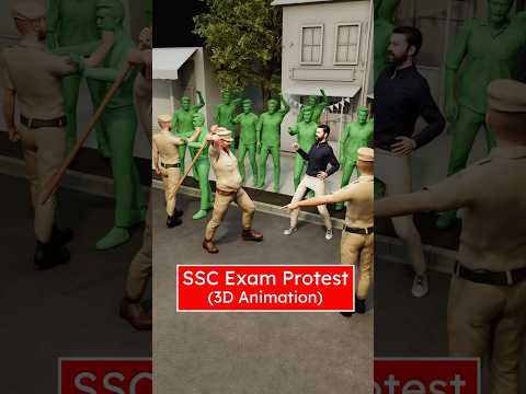 SSC Exam Protest (3D) by Professor Of How