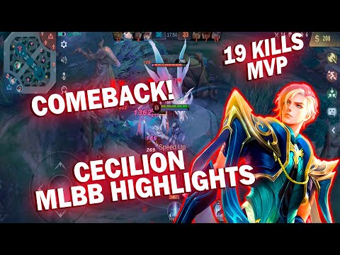 19 Kills MVP! Aamon impossible Epic Comeback! Aamon Highlights mobile legends bang bang