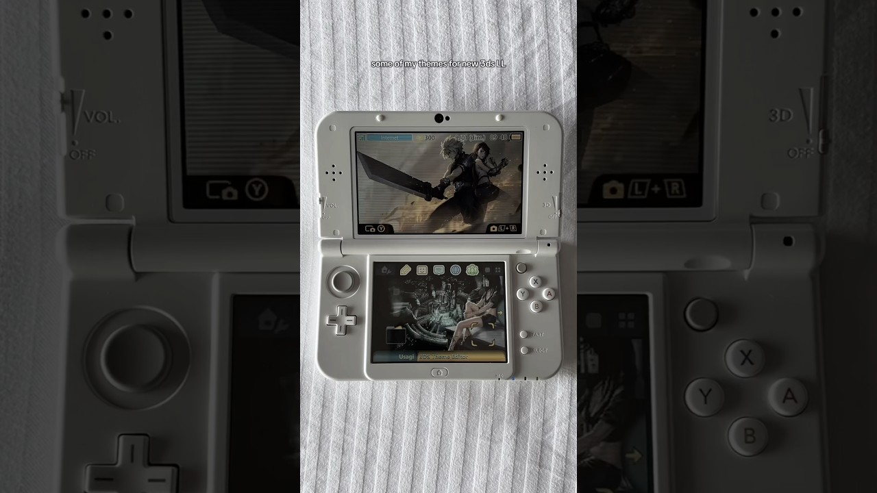 themes for 3ds XL #anemone #themeplaza #nintendo #3dsgames #3dsxl #handheld #homebrew #modded3ds