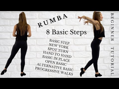 8 Rumba Basic Steps every Beginner should Learn ||...