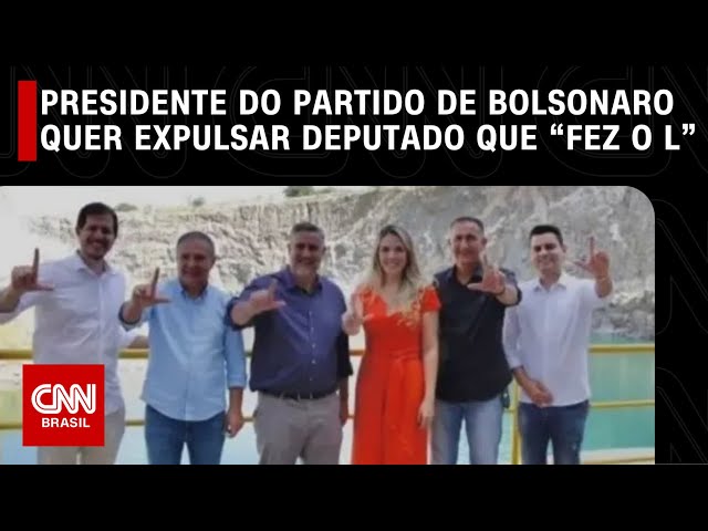 Presidente do partido de Bolsonaro quer expulsar deputado que “fez o L” | CNN PRIME TIME