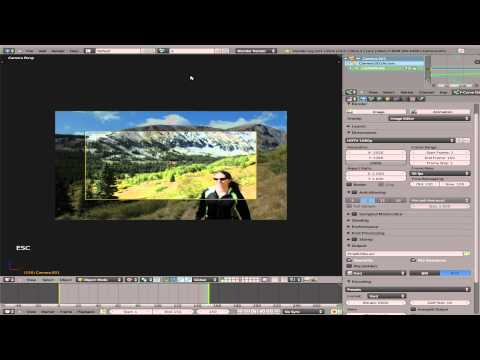 Pan and Zoom Slide Show in Blender 2.6 - Part #2 - Blender 3D - Linux