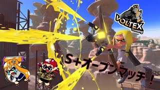 【スプラトゥーン】オープンを嗜むわ　S+