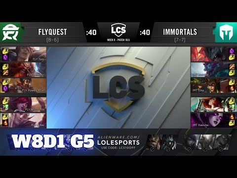 FlyQuest vs Immortals | Week 8 Day 1 S10 LCS Spring 2020 | FLY vs IMT W8D1