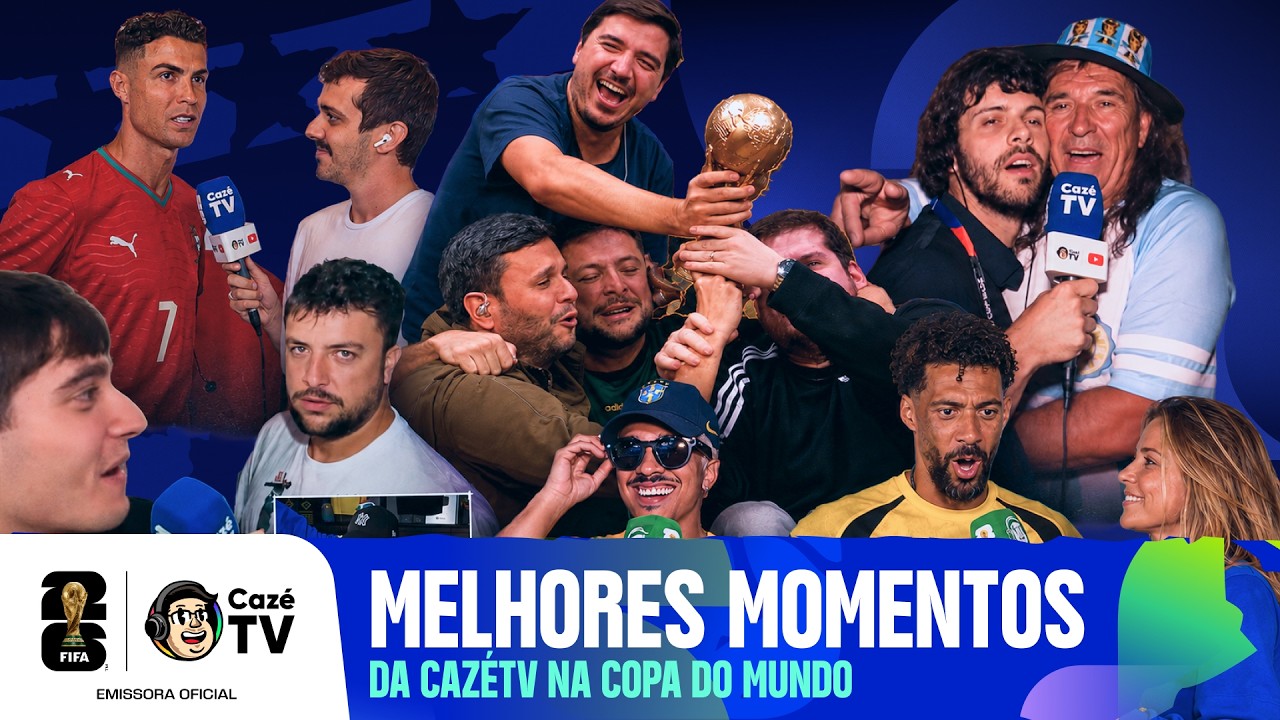 FOI DO NOSSO JEITO! RELEMBRE OS MELHORES MOMENTOS DA CAZÉTV NA COPA DO MUNDO