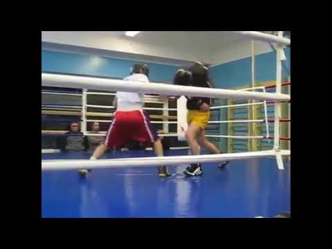Lomachenko sparring Olympic team mate Denys Berinchyk (lead hand only)