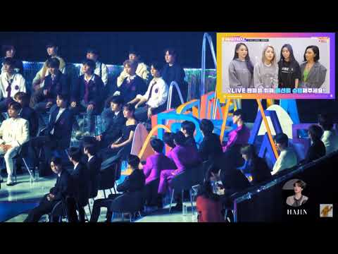 191116 Idols reaction to MAMAMOO VCR ” Good Morning Cal” VLIVE AWARDS