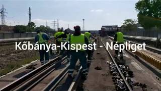 M3 metrófelújítás – Déli szakasz (2020.05.20.)