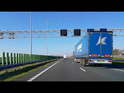 Wegvideo Amersfoort-Hilversum Via A1.