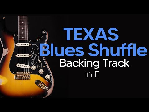 Guitar Backing Track I Texas Blues Shuffle in E