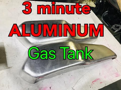 3 Minute Aluminum Motorcycle Gas Tank Metal Shaping