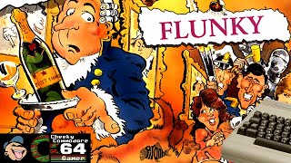 FLUNKY – Commodore 64 (1987) | Royal Butler Adventure with a Twist