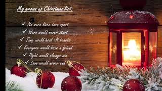 My grown up Christmas list by Andras Lorincz