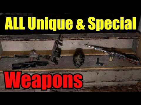 S.T.A.L.K.E.R.: Clear Sky & Call of Pripyat - ALL Unique & Special Weapons - How To Get Them !