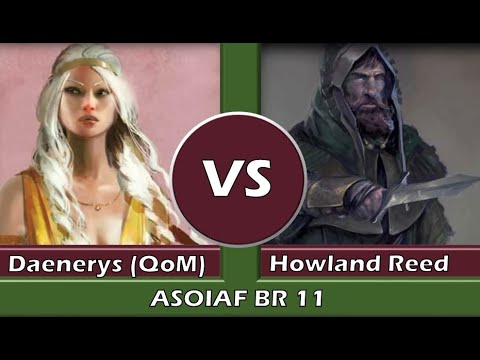 ASOIAF Battle Report 11 - Targaryen (Dany QoM) vs. Stark (Howland) - S01 2021 Finale