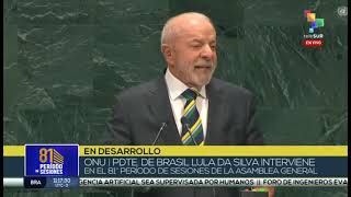 Lula Da Silva en la 81° Asamblea General de la ONU, 22 de septiembre de 2026