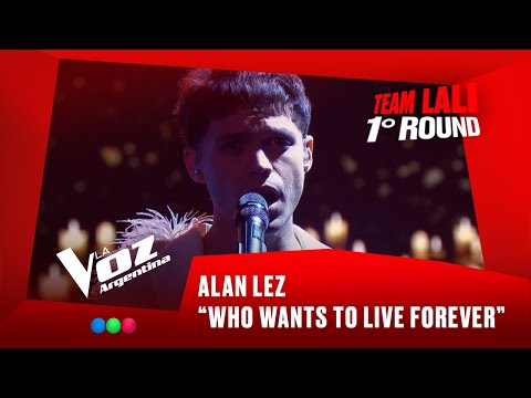 Alan Lez - "Who wants to live forever" - Team Lali - 1° Round - La Voz Argentina 2025