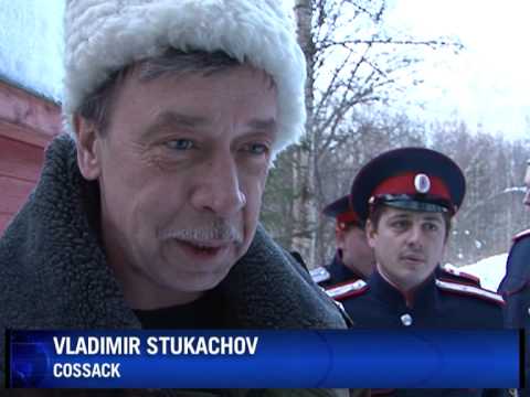 Russia's female Cossack commander maintains order