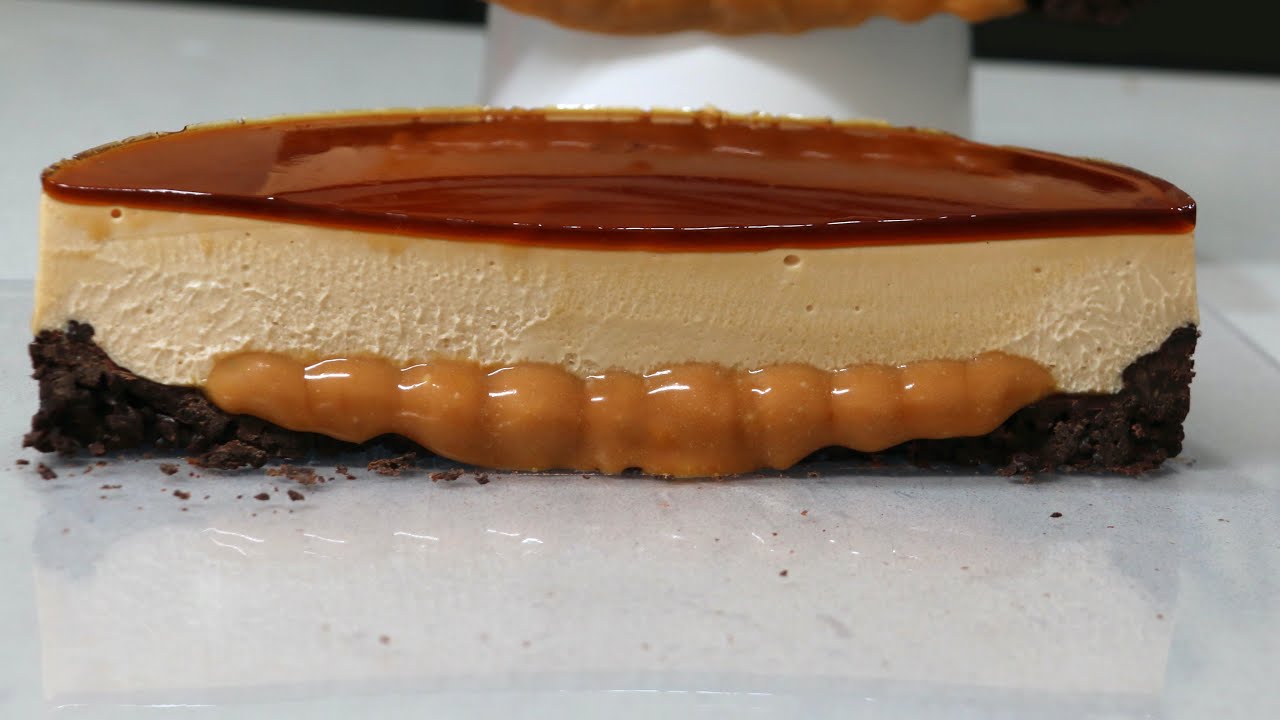 Come preparare la Cheesecake senza cottura al caffè e caramello