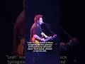 The story behind “Leah” by Bruce Springsteen