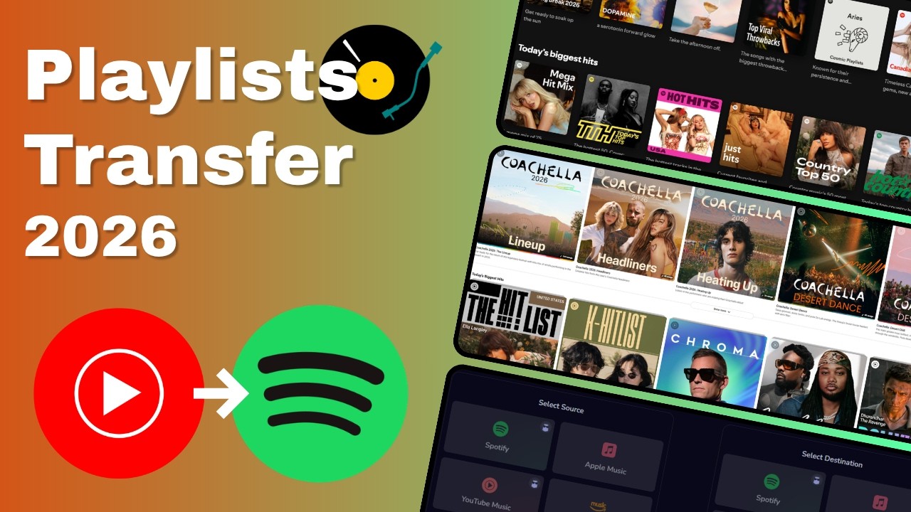 How to Transfer YouTube Music to Spotify Video Tutorial