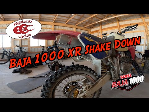 2023 Baja 1000 Bike Prep #4 | XR650R Shake Down | Highland Cycles