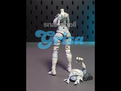 #Ambaksing Snail Shell Grisa