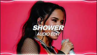 shower - becky g / audio edit / slowed and reverb #lofi #shower #beckyg @musicfeats0