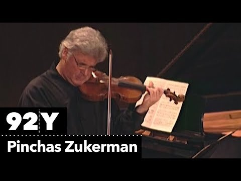 Pinchas Zukerman plays Josef Suk's Piece for Violin and Piano, Op. 17, No. 3