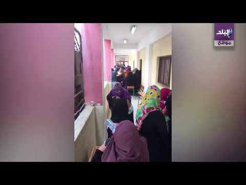 لجنة الطوابير في الجيزة ملحمة في حب مصر داخل مدرسة أنس بن مالك