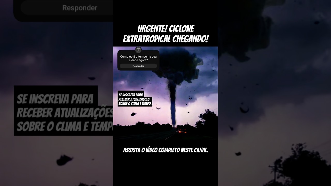 URGENTE! CICLONE EXTRATROPICAL CHEGANDO? CICLONE E FRENTE FRIA NAS REGIÕES SUL E SUDESTE DO BRASIL
