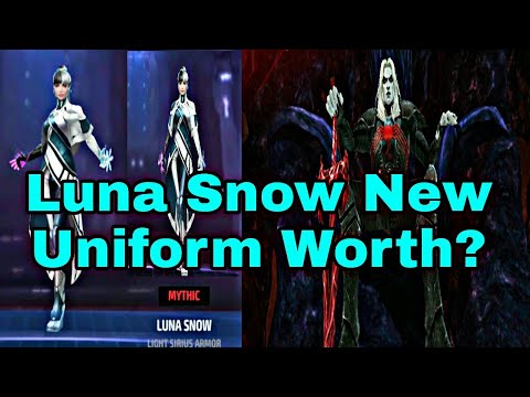 Luna Snow Light Sirius Armor Uniform Review & WBL Knull Test With Ctp of Rage - Marvel Future Fight