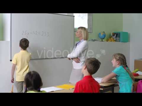 Teaching to Do Sums - Stock Footage | VideoHive 12596753