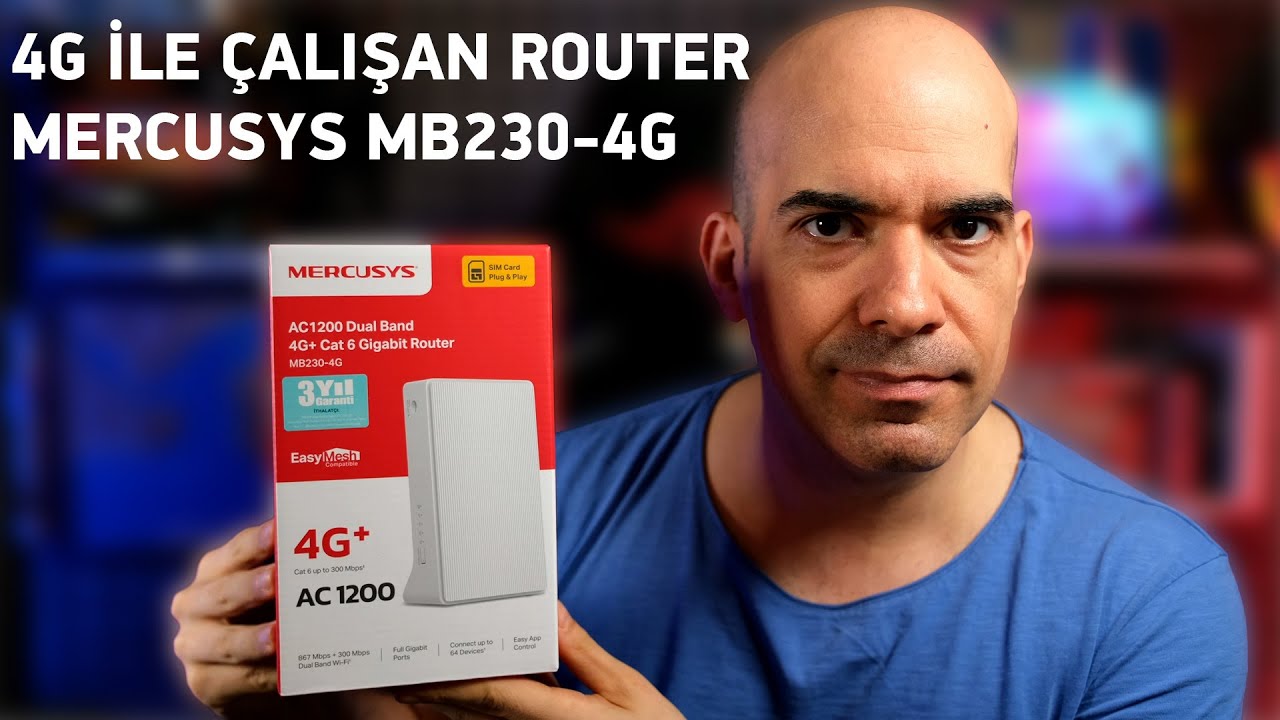 4G İle Çalışan Router Mercusys AC1200