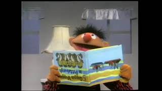 Sesame Street - Ernie reads upside down