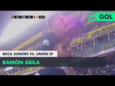 Ramón Ábila (2-0) Boca Juniors vs Unión SF | Fecha 26 - Superliga Argentina 2017/2018